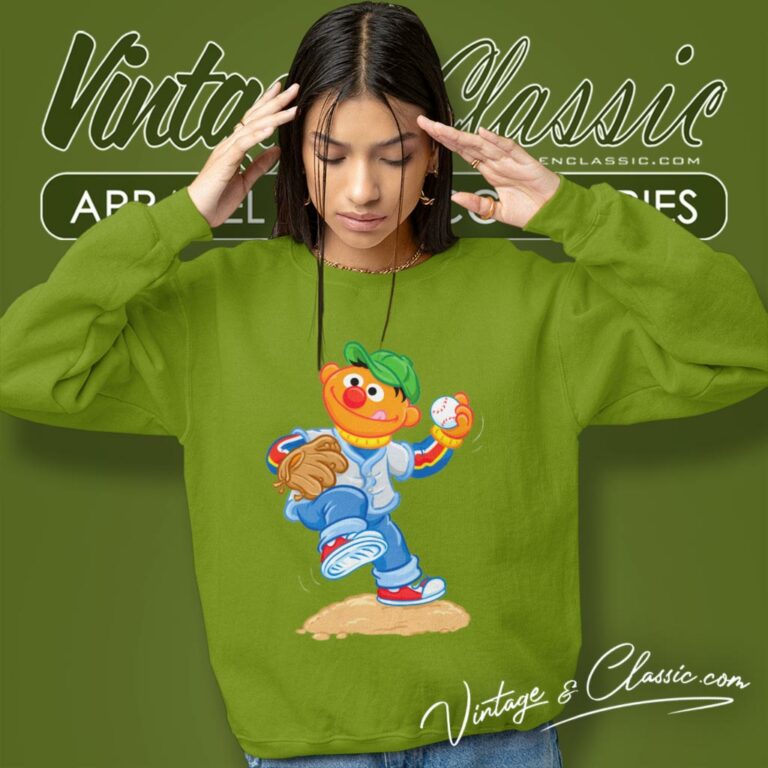 Sesame Street Ernie Baseball Sweatshirt Sesame Street Ernie Baseball Sweatshirt
