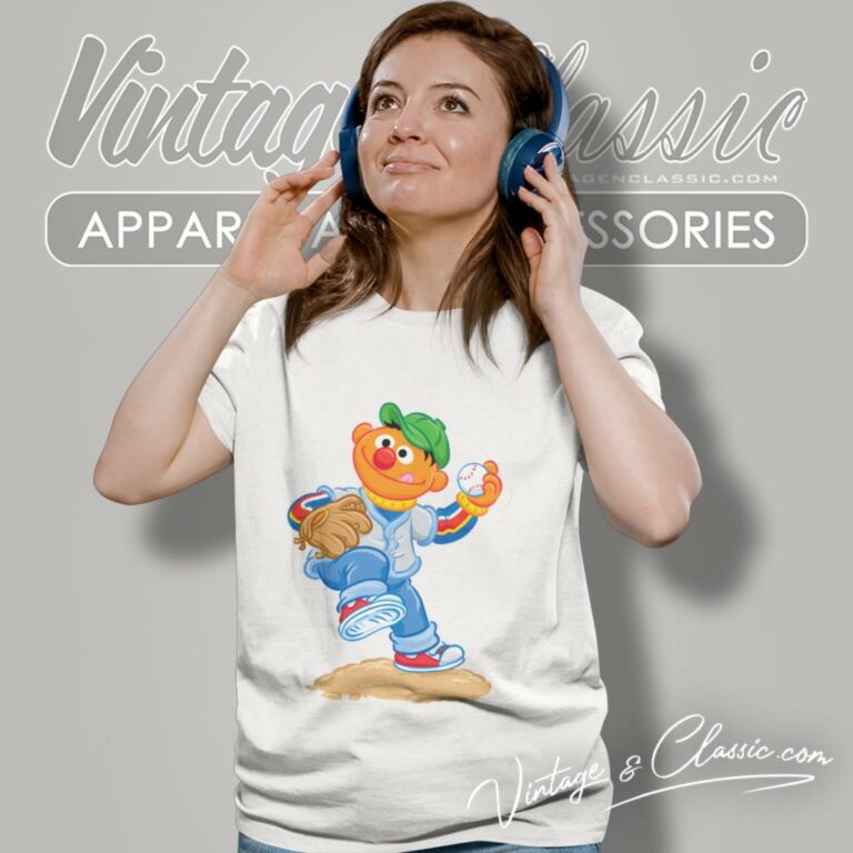 Sesame Street Ernie Baseball Women T Shirt Sesame Street Ernie Baseball Women T Shirt