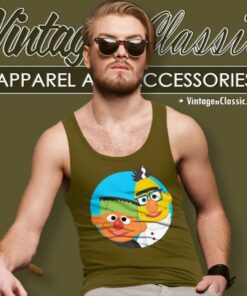 Sesame Street Ernie Cartoon Tank Top Racerback
