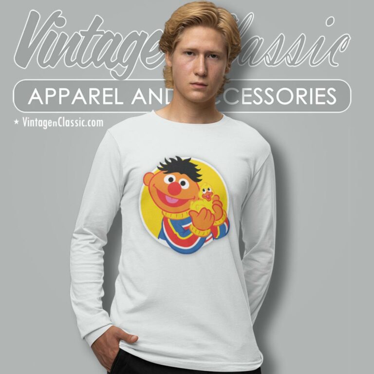 Sesame Street Ernie Duckie Long Sleeve Tee Sesame Street Ernie Duckie Long Sleeve Tee