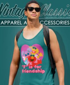 Sesame Street F For Friendship Tank Top Racerback