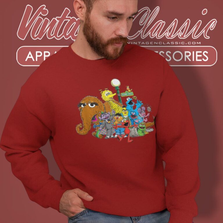 Sesame Street Group Street Light Sweatshirt Sesame Street Group Street Light Sweatshirt