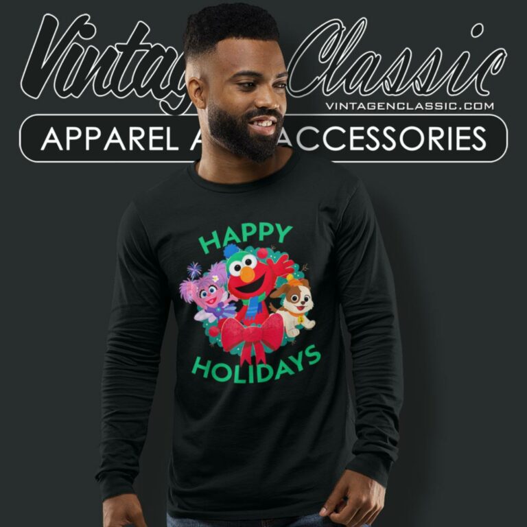 Sesame Street Happy Holidays Long Sleeve Tee Sesame Street Happy Holidays Long Sleeve Tee
