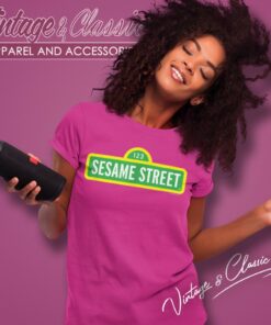 Sesame Street Logo Women T Shirt