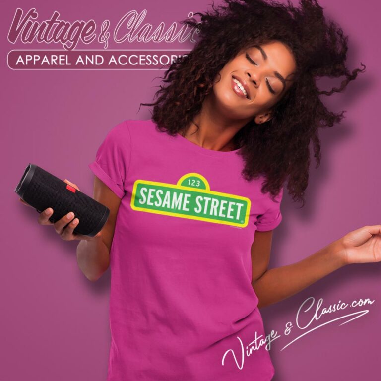 Sesame Street Logo Women T Shirt Sesame Street Logo Women T Shirt