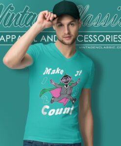 Sesame Street Make It Count V Neck TShirt
