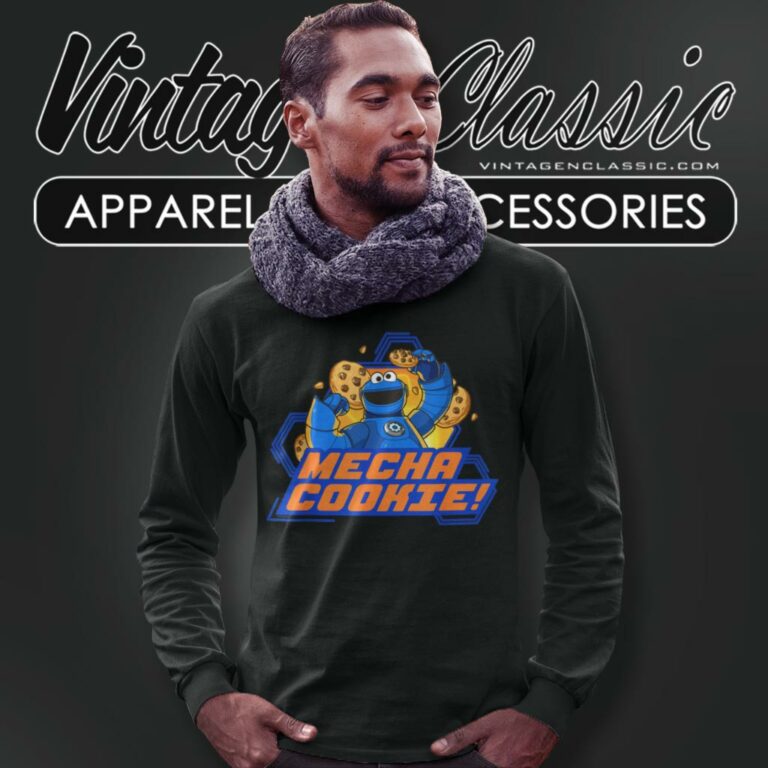 Sesame Street Mecha Cookie Long Sleeve Tee Sesame Street Mecha Cookie Long Sleeve Tee