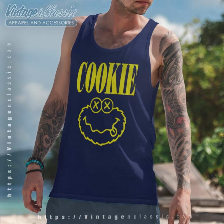 Sesame Street Monster Cookie Tank Top Racerback Sesame Street Monster Cookie Tank Top Racerback