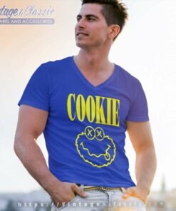 Sesame Street Monster Cookie Shirt 5 Sesame Street Monster Cookie V Neck TShirt