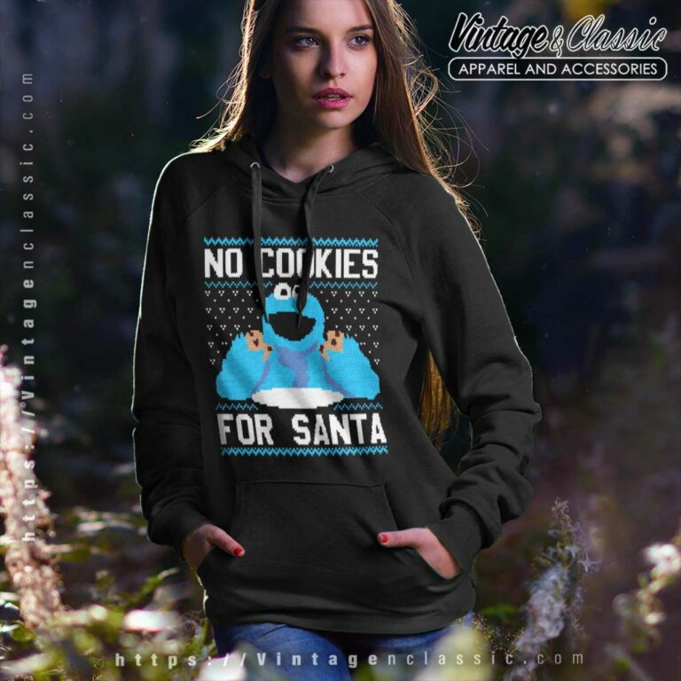 Sesame Street No Cookies For Santa Hoodie Sesame Street No Cookies For Santa Hoodie