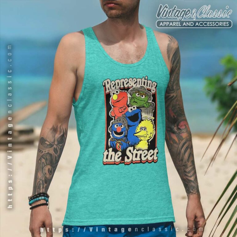 Sesame Street Representing The Streets Tank Top Racerback Sesame Street Representing The Streets Tank Top Racerback