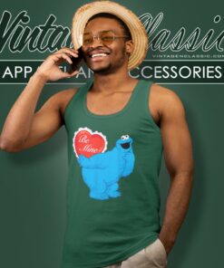 Sesame Street Shirt Cookie Monster Be Mine 4 Sesame Street Shirt Cookie Monster Be Mine Tank Top Racerback