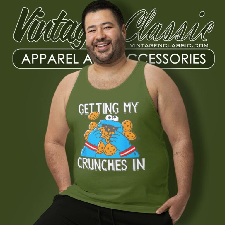 Sesame Street Shirt Cookie Monster My Crunches Tank Top Racerback Sesame Street Shirt Cookie Monster My Crunches Tank Top Racerback