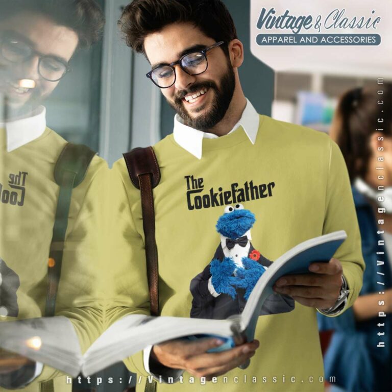 Sesame Street Shirt Cookie Monster The Cookiefather Sweatshirt Sesame Street Shirt Cookie Monster The Cookiefather Sweatshirt