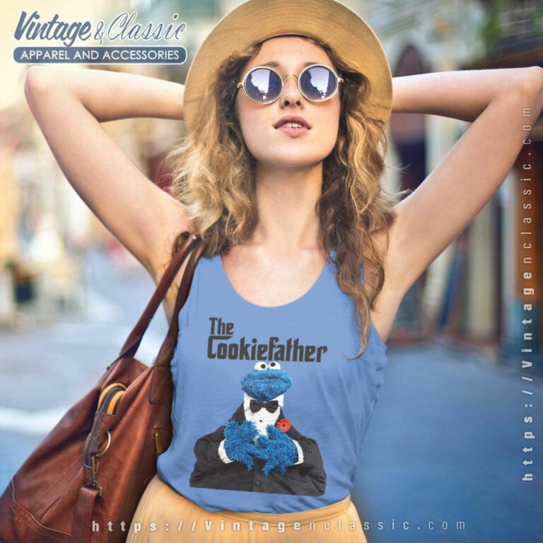 Sesame Street Shirt Cookie Monster The Cookiefather Tank Top Racerback Sesame Street Shirt Cookie Monster The Cookiefather Tank Top Racerback
