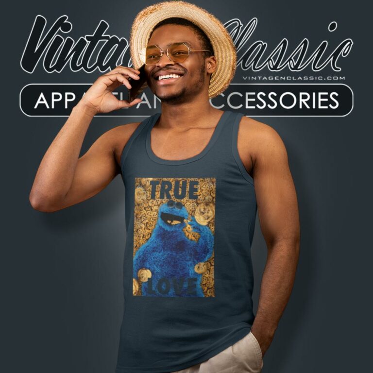 Sesame Street Shirt Cookie Monster True Love Tank Top Racerback Sesame Street Shirt Cookie Monster True Love Tank Top Racerback