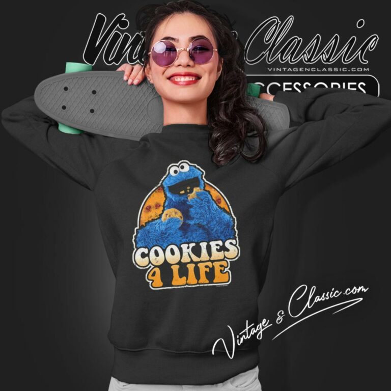 Sesame Street Shirt Cookies 4 Life Juniors Sweatshirt Sesame Street Shirt Cookies 4 Life Juniors Sweatshirt