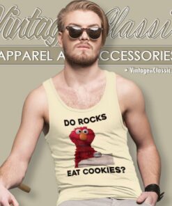 Sesame Street Shirt Do Rocks Eat Cookies Tank Top Racerback
