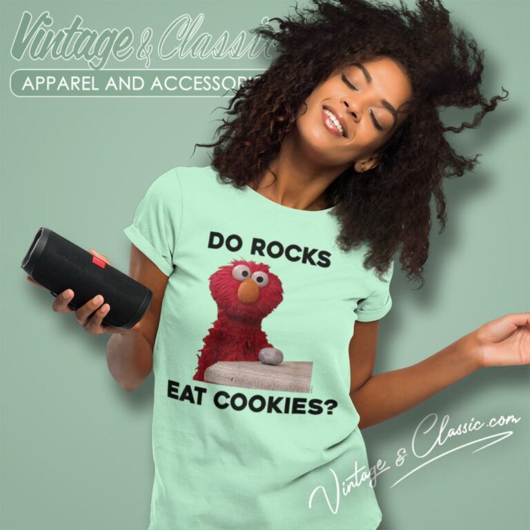 Sesame Street Shirt Do Rocks Eat Cookies Women T Shirt Sesame Street Shirt Do Rocks Eat Cookies Women T Shirt