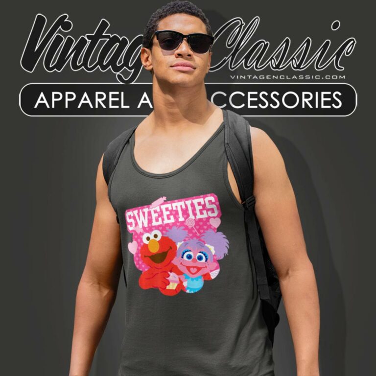 Sesame Street Shirt Elmo And Abby Cadabby Tank Top Racerback Sesame Street Shirt Elmo And Abby Cadabby Tank Top Racerback