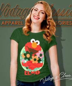 Sesame Street Shirt Elmo Flowers For You Women T Shirt