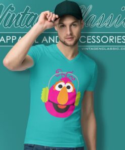 Sesame Street Shirt Nutcracker Telly Monster V Neck TShirt