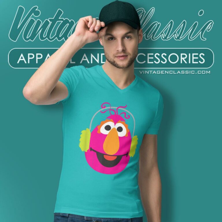 Sesame Street Shirt Nutcracker Telly Monster V Neck TShirt Sesame Street Shirt Nutcracker Telly Monster V Neck TShirt