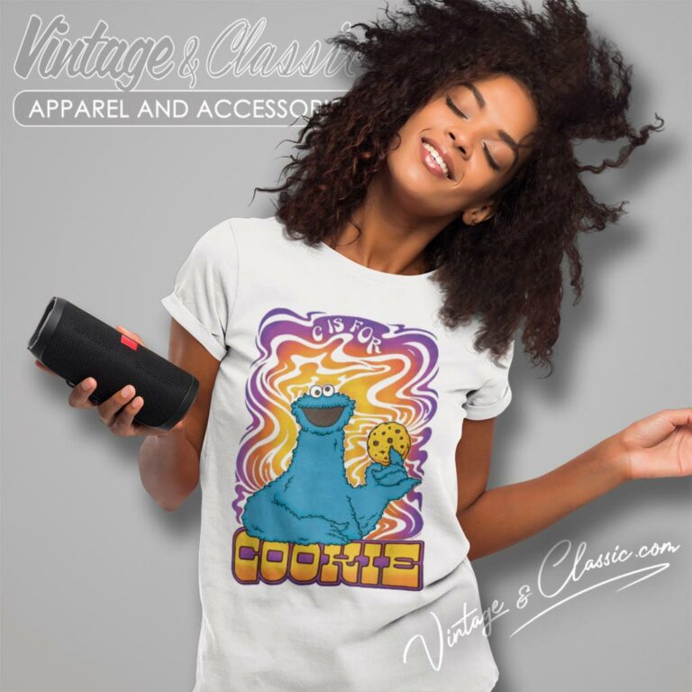 Sesame Street Shirt Psychedelic Cookie Monster Women T Shirt Sesame Street Shirt Psychedelic Cookie Monster Women T Shirt