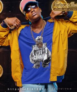 Sesame Street Shirt Straight Outta Cookie V Neck TShirt