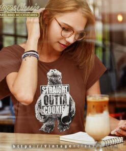 Sesame Street Shirt Straight Outta Cookie Women TShirt