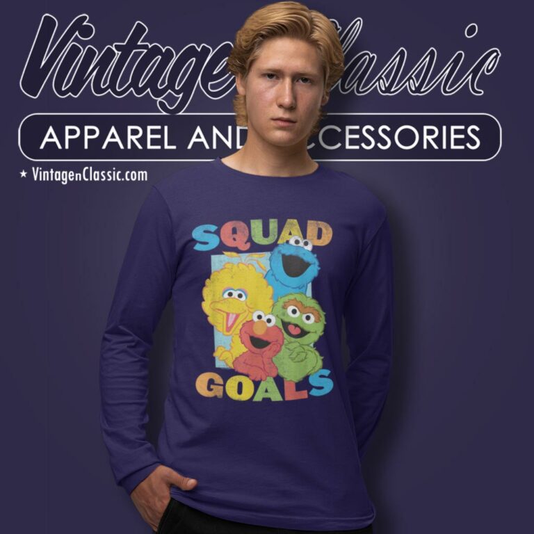Sesame Street Squad Goals Long Sleeve Tee Sesame Street Squad Goals Long Sleeve Tee