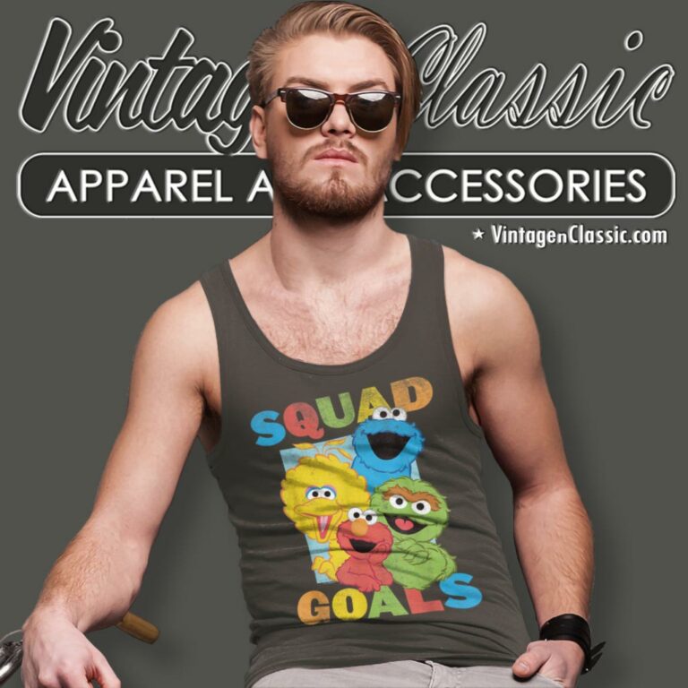 Sesame Street Squad Goals Tank Top Racerback Sesame Street Squad Goals Tank Top Racerback