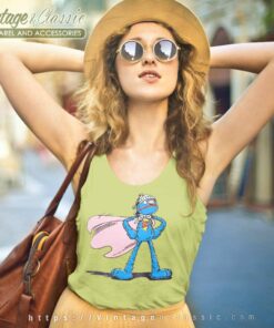 Sesame Street Super Grover Tank Top Racerback