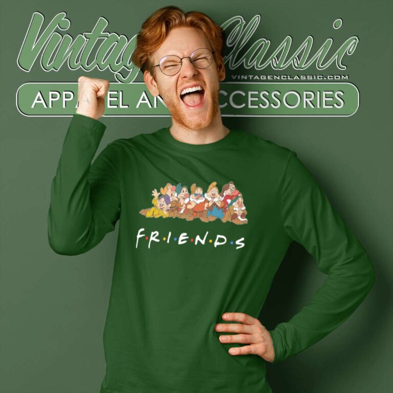 Seven Dwarfs Friends Tv Show Inspired Long Sleeve Tee Seven Dwarfs Friends Tv Show Inspired Long Sleeve Tee