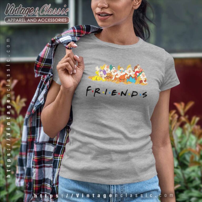 Seven Dwarfs Friends Tv Show Inspired Women TShirt Seven Dwarfs Friends Tv Show Inspired Women TShirt