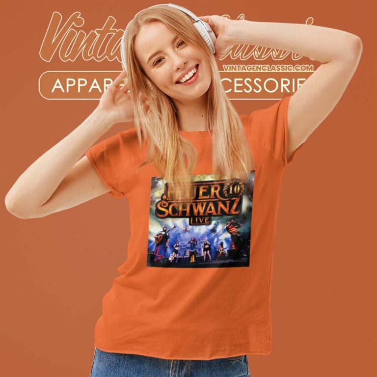 Sevendust Shirt 10 Jahre Feuerschwanz Live Women TShirt 1 Sevendust Shirt 10 Jahre Feuerschwanz Live Women TShirt 1