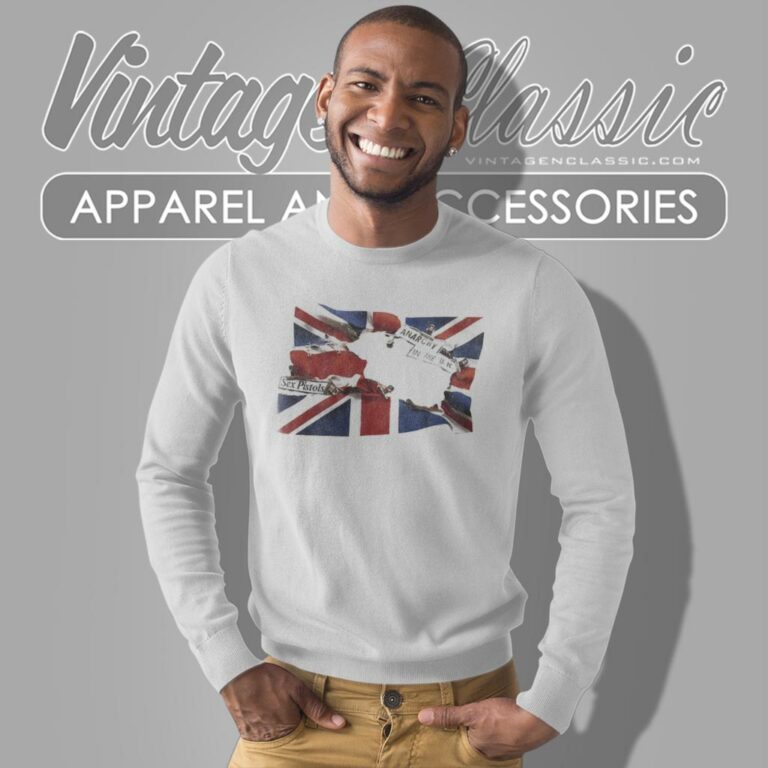 Sex Pistols Anarchy In The Uk Flag Sweatshirt Sex Pistols Anarchy In The Uk Flag Sweatshirt