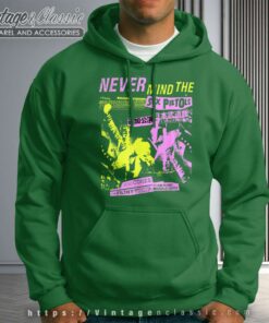 Sex Pistols Classic Japan Tour Pink Yellow Hoodie