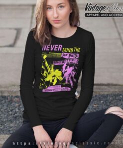Sex Pistols Classic Japan Tour Pink Yellow Long Sleeve Tee