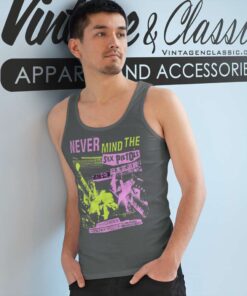 Sex Pistols Classic Japan Tour Pink Yellow Tank Top Racerback