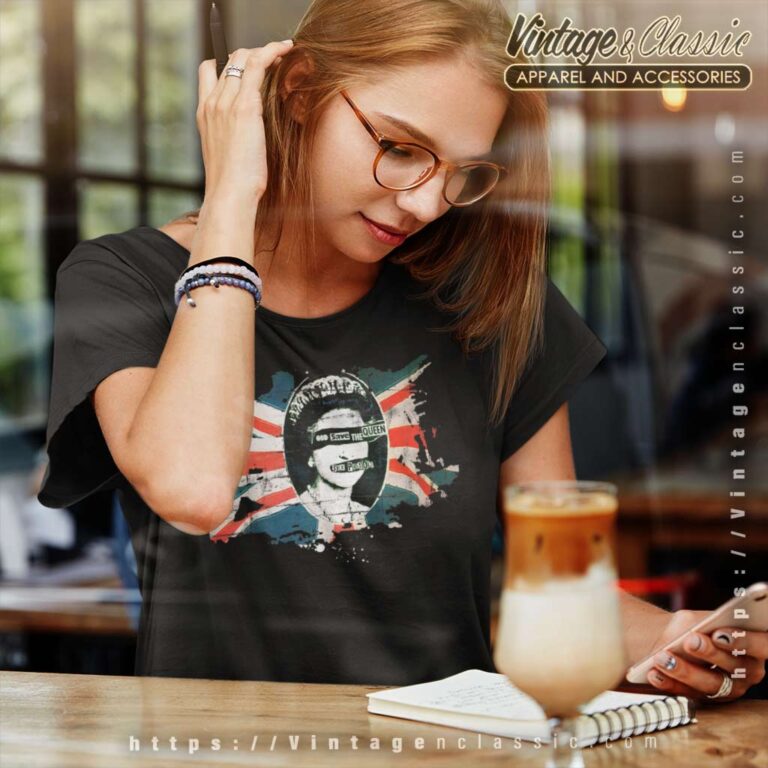 Sex Pistols Flag God Save The Queen Women TShirt Sex Pistols Flag God Save The Queen Women TShirt