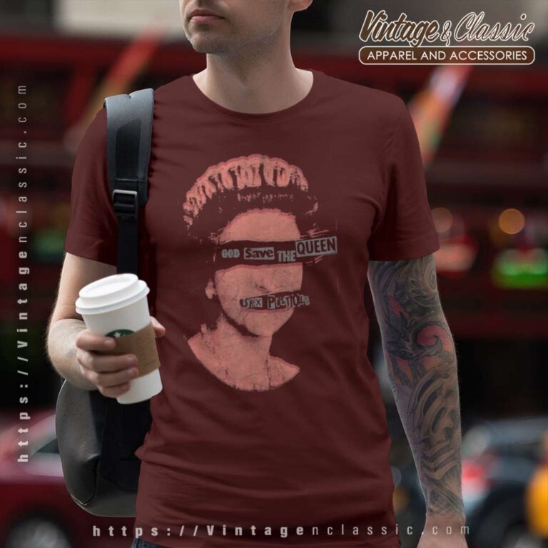 Sex Pistols God Save The Queen Red Stamp T Shirt Sex Pistols God Save The Queen Red Stamp T Shirt