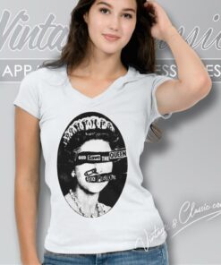 Sex Pistols God Save The Queen V Neck TShirt