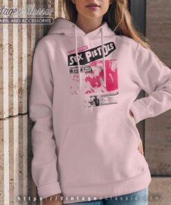Sex Pistols Japan Tour Pink Photo Hoodie