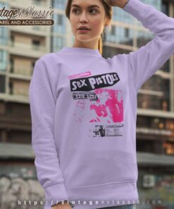 Sex Pistols Japan Tour Pink Photo Sweatshirt