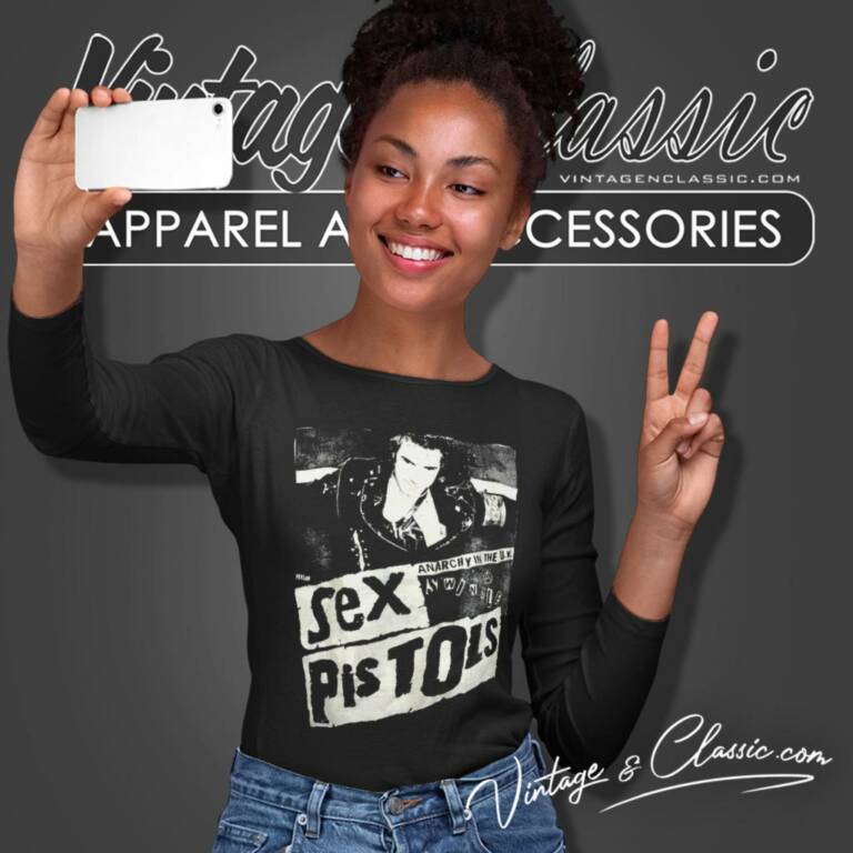 Sex Pistols Johnny Rotten Long Sleeve Tee Sex Pistols Johnny Rotten Long Sleeve Tee