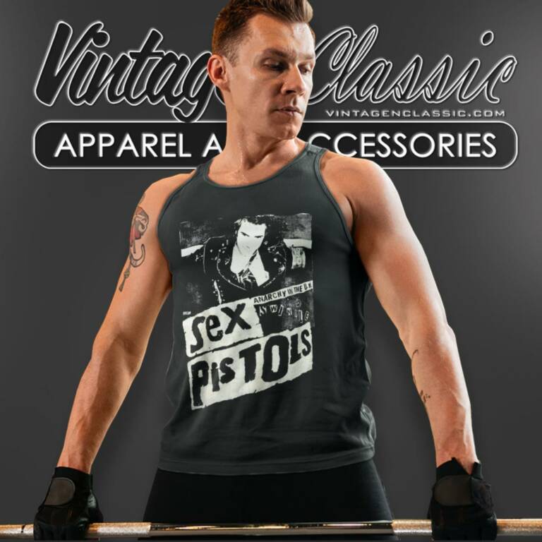Sex Pistols Johnny Rotten Tank Top Racerback Sex Pistols Johnny Rotten Tank Top Racerback