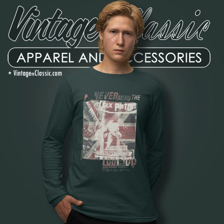 Sex Pistols Live 100 Club Long Sleeve Tee Sex Pistols Live 100 Club Long Sleeve Tee
