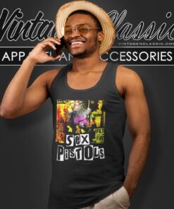 Sex Pistols Live In Concert Tank Top Racerback
