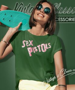 Sex Pistols Multi Logo Women T Shirt
